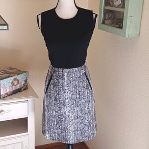 LOFT Knit and Tweed Dress. Career. Professional.